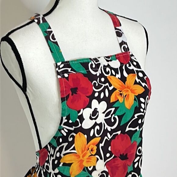Vintage Hawaiian print apron - Picture 2 of 5